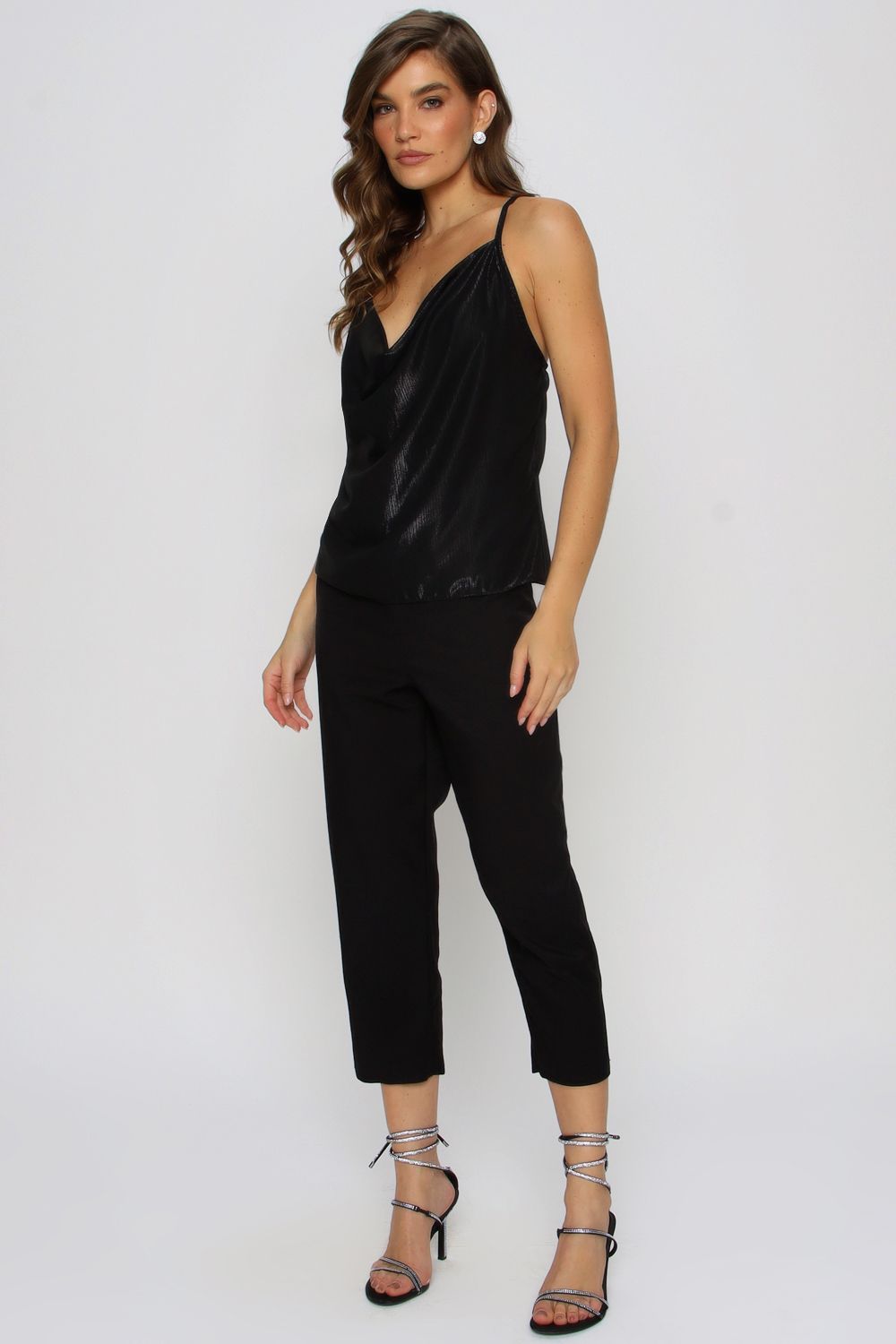 BLUSA DE ALÇA YASMIM PRETO