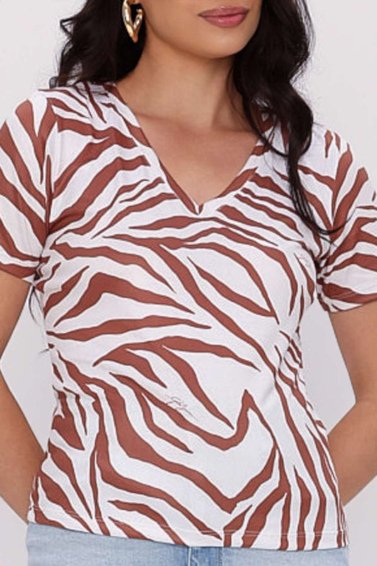 T SHIRT SLIM SUMMER JEANS OFF WHITE