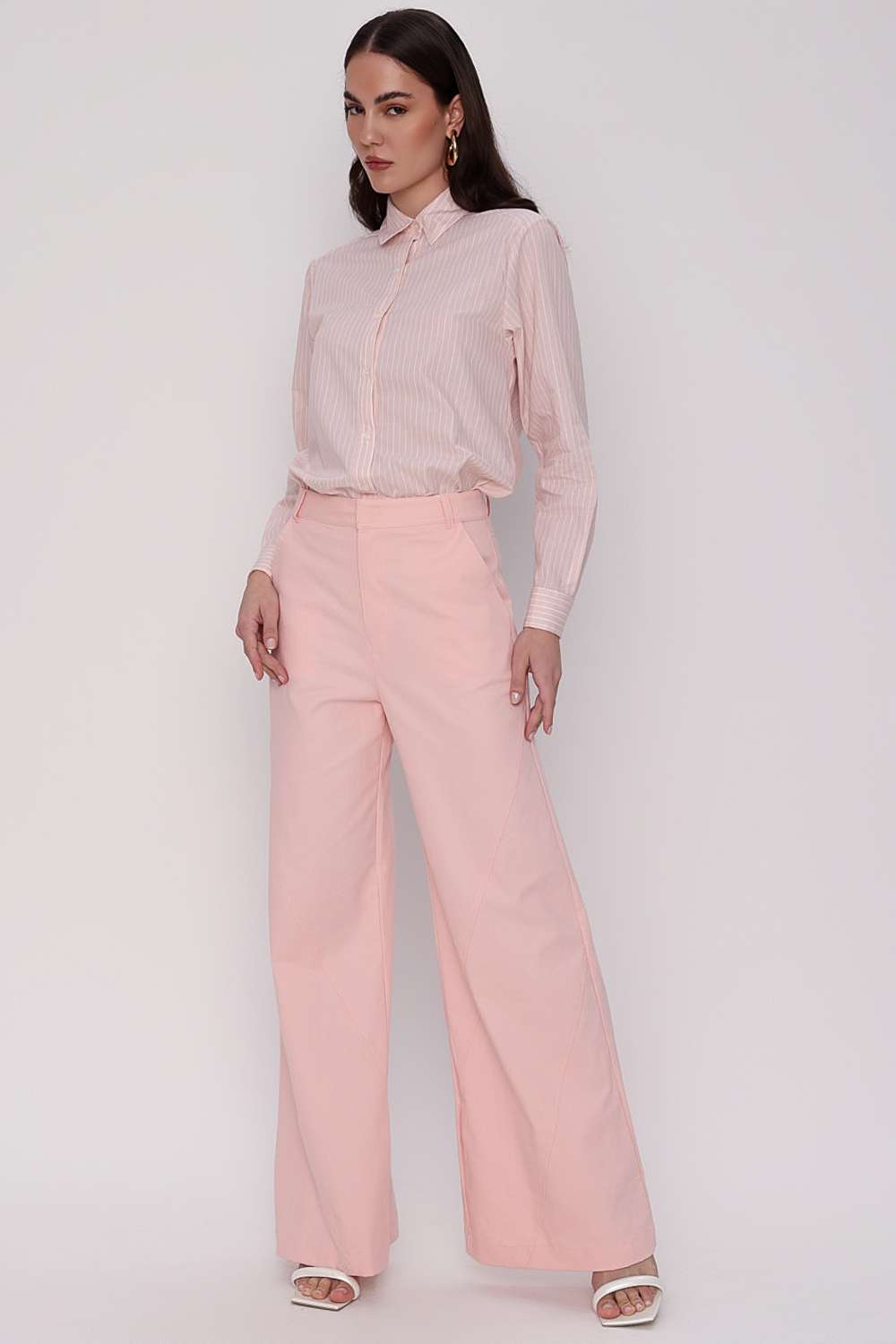 CALCA WIDE LEG MARTA ROSA FROST