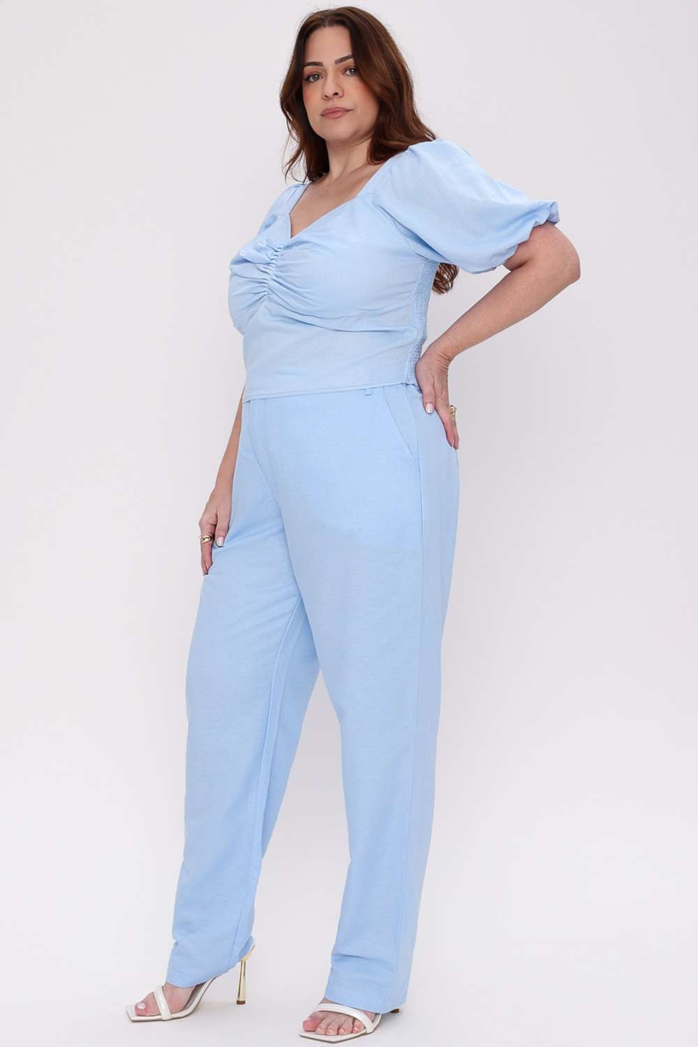 CROPPED DAIA MAIS GATA AZUL ORFEU