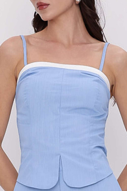 BLUSA ELIZABETH AZUL WASHED