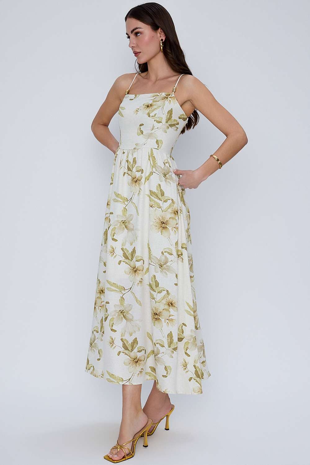 VESTIDO SOLTO MARINA NATURAL