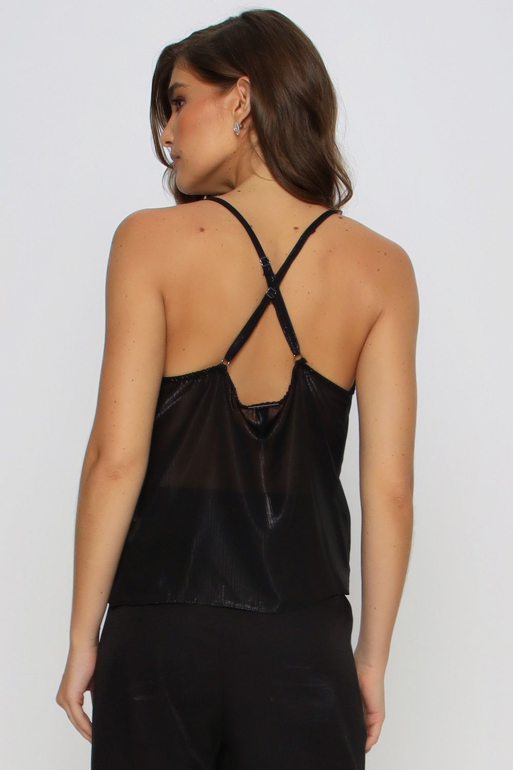 BLUSA DE ALÇA YASMIM PRETO