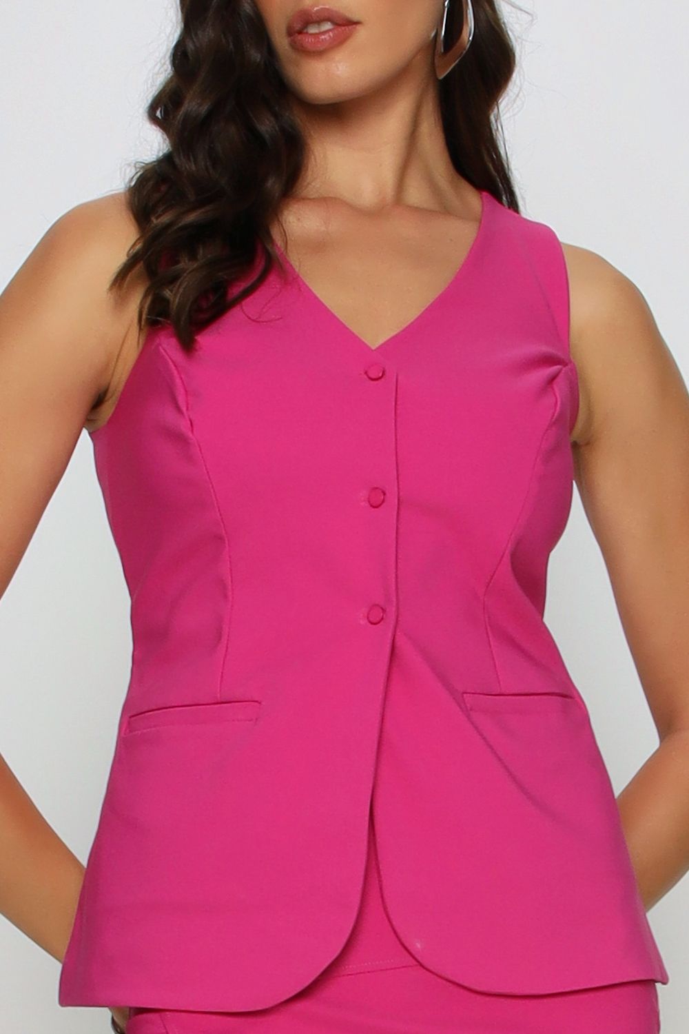 BLUSA CHARME SOCIAL PINK ELETRIC