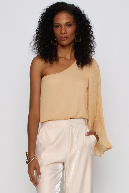 BLUSA ASSIMETRICA GIULIA CREME