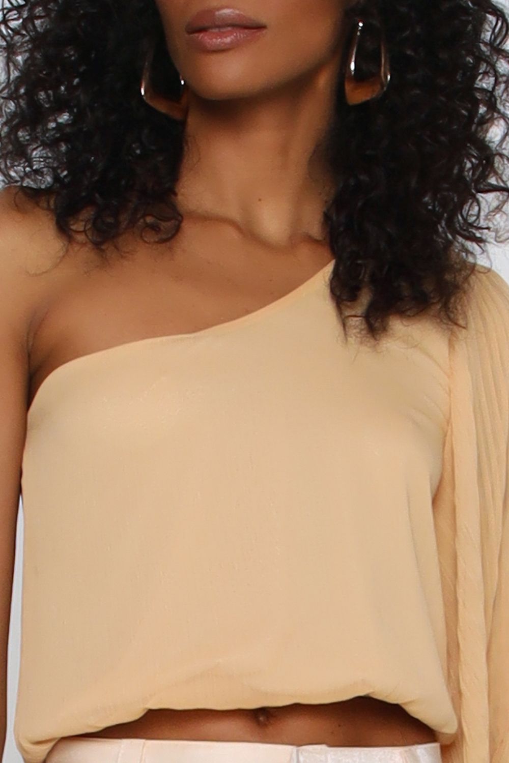 BLUSA ASSIMETRICA GIULIA CREME