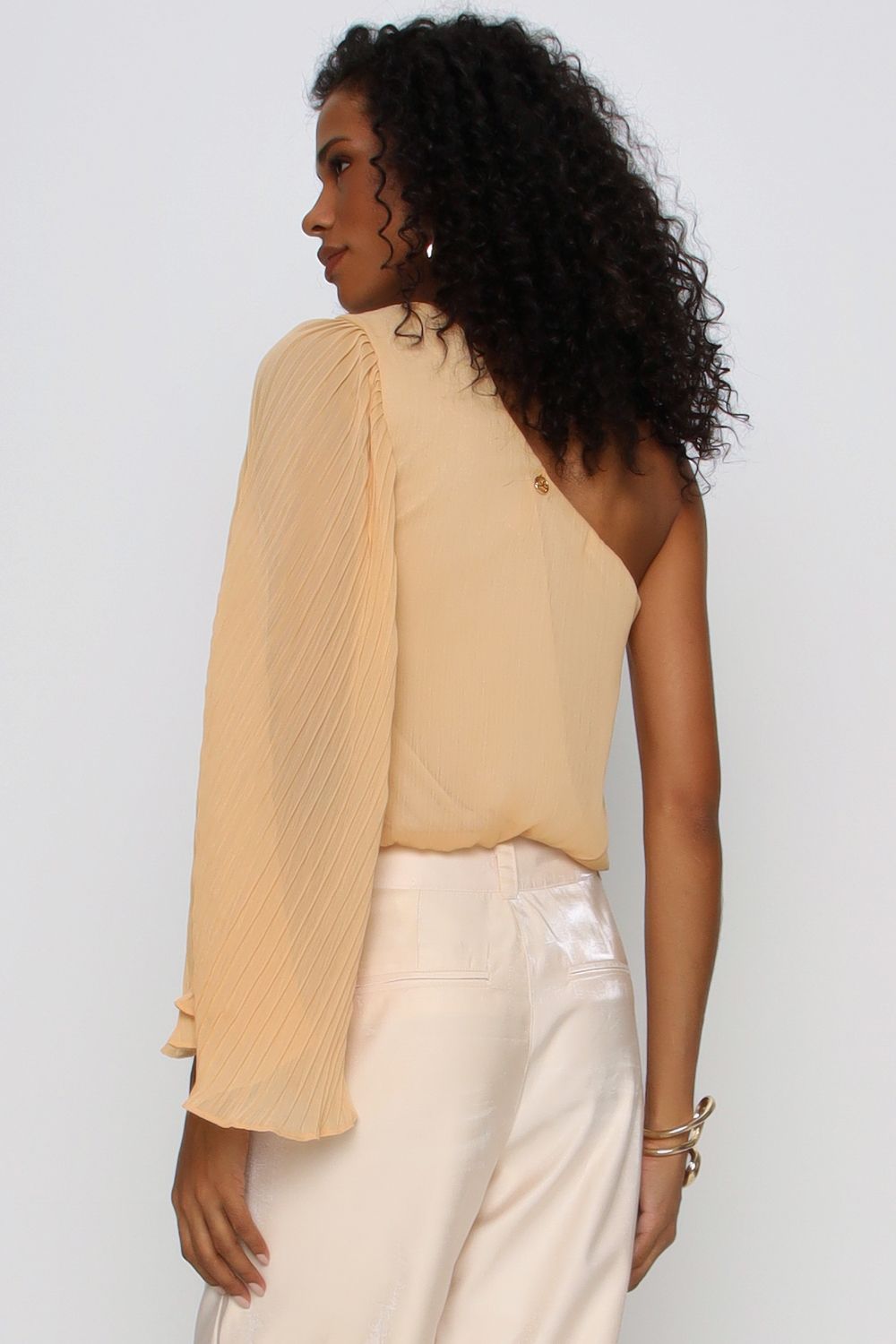 BLUSA ASSIMETRICA GIULIA CREME