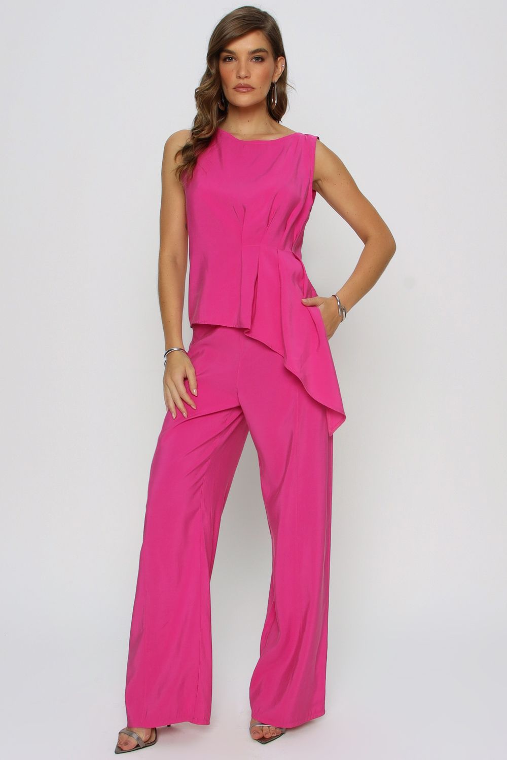 CALCA WIDE PENELOPE PINK ELETRIC