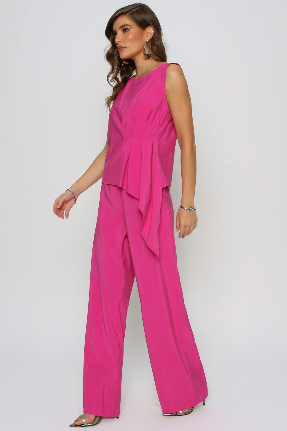 CALCA WIDE PENELOPE PINK ELETRIC