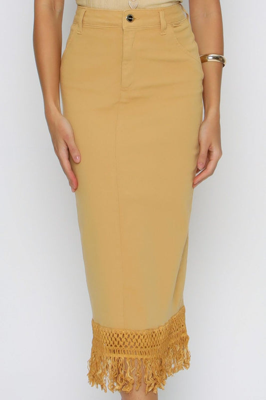 SAIA MIDI SARJA LINHO NEW CLAY