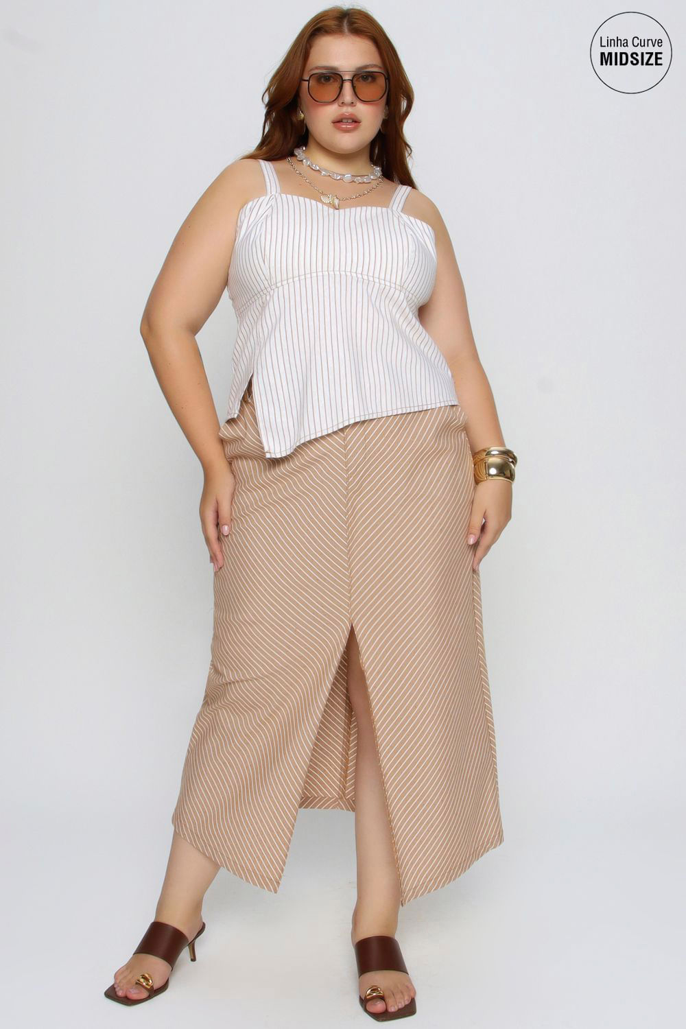 Saia Alongada Mais Gata OCRE