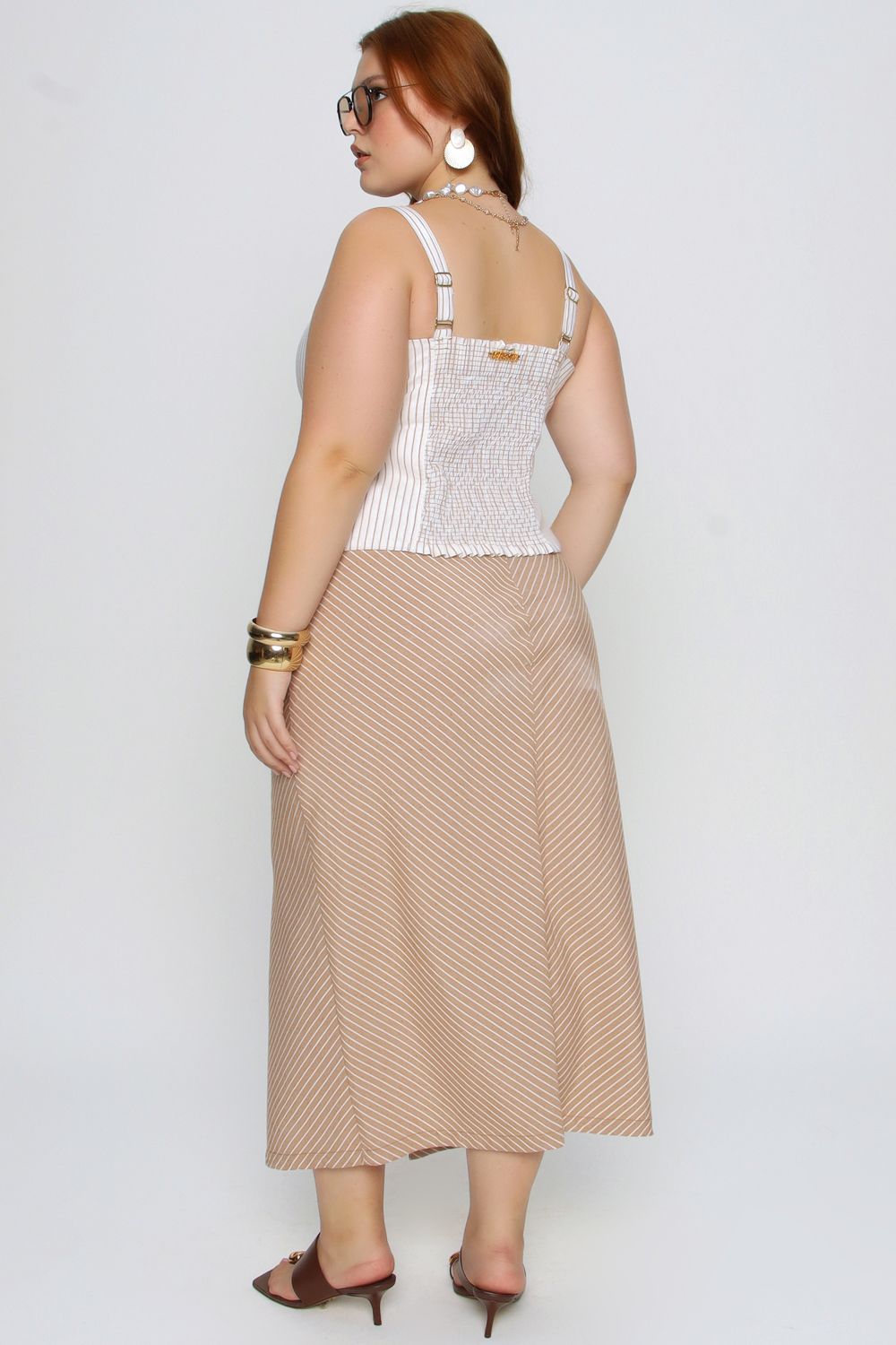 Saia Alongada Mais Gata OCRE