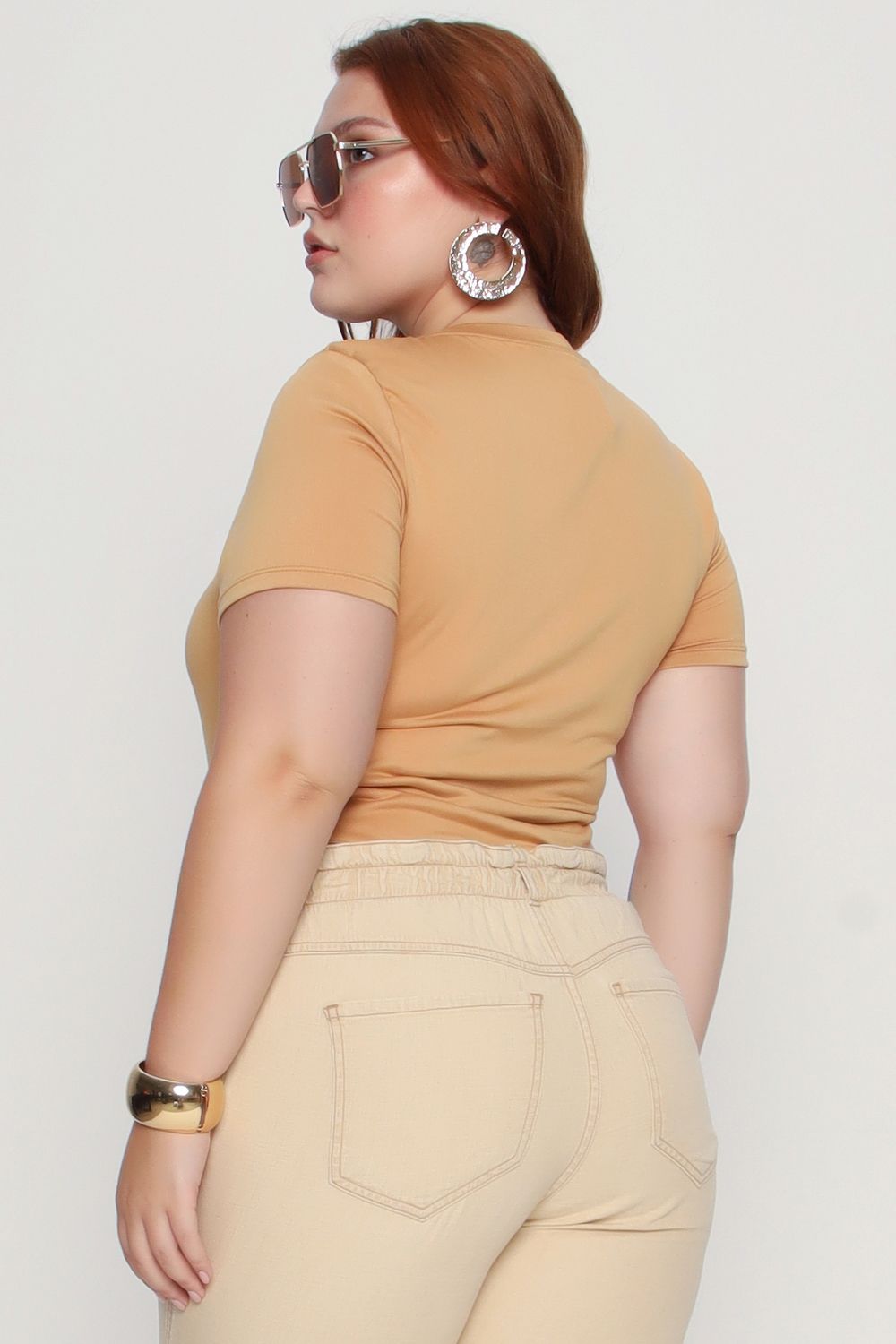 T-Shirt Básica Mais Gata CREME