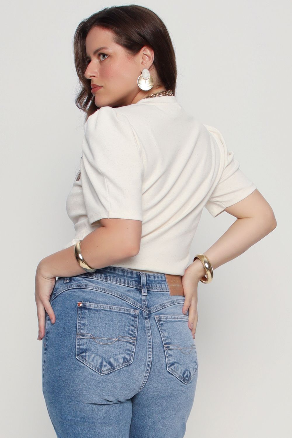 T-Shirt Canelada Mais Gata OFF WHITE