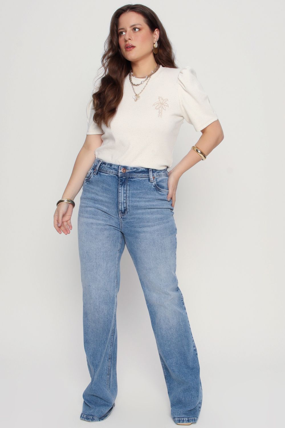 T-Shirt Canelada Mais Gata OFF WHITE