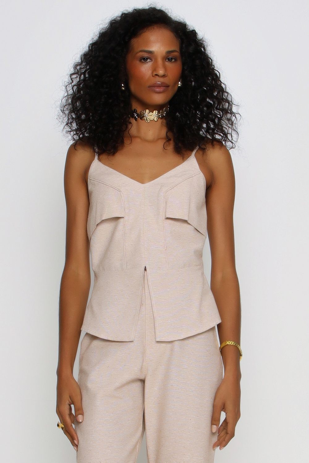 BLUSA TECIDO ECOLÓGICO NATURAL