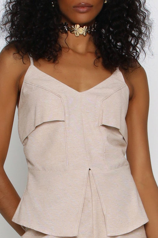 BLUSA TECIDO ECOLÓGICO NATURAL