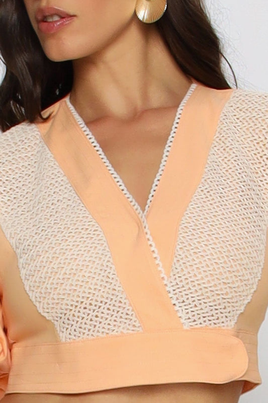 CROPPED FOLK PEACH FUZZ