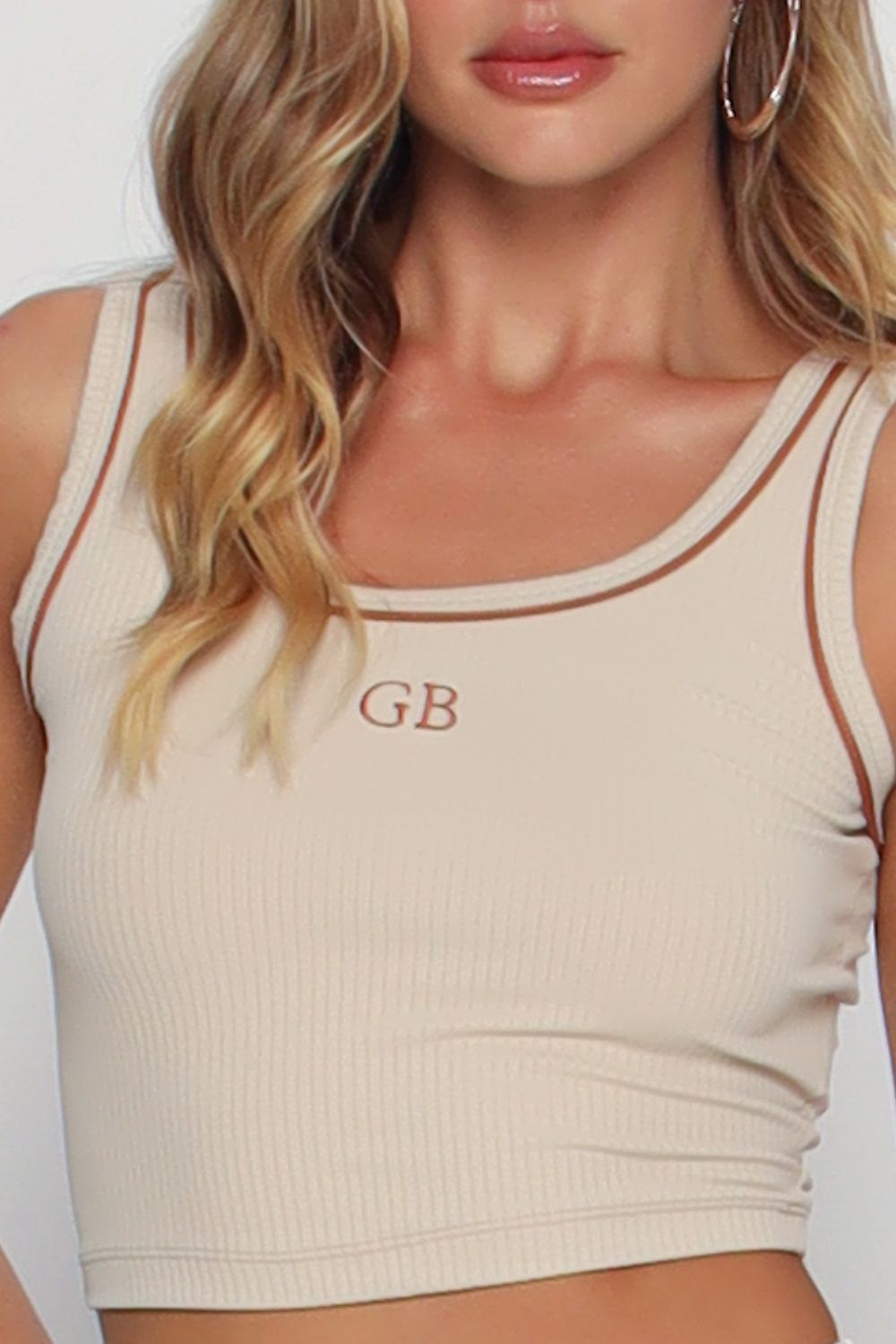 CROPPED POLIAMIDA NATURAL