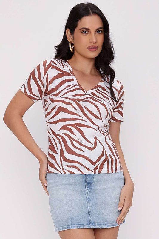 T SHIRT SLIM SUMMER JEANS OFF WHITE