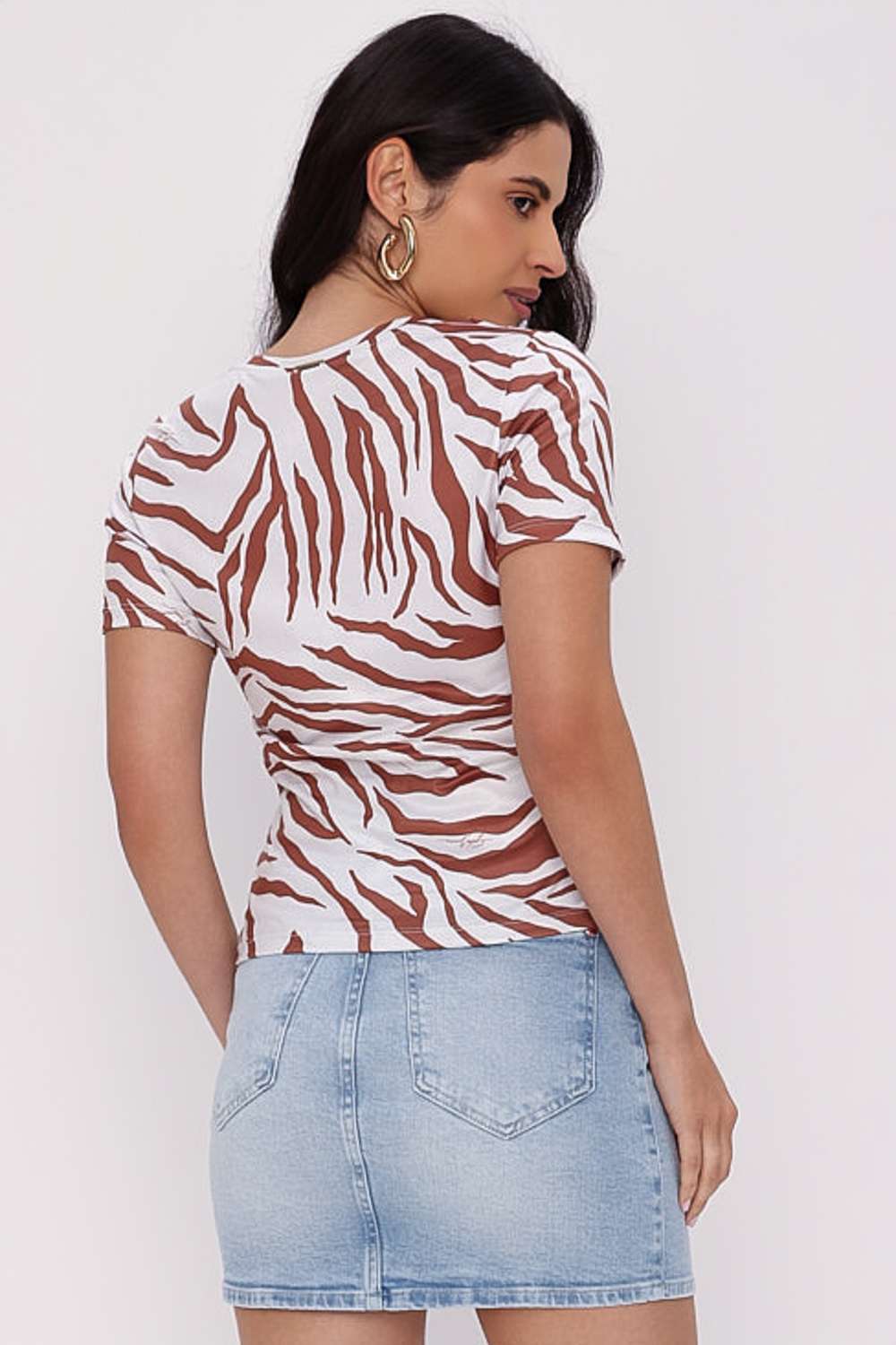 T SHIRT SLIM SUMMER JEANS OFF WHITE