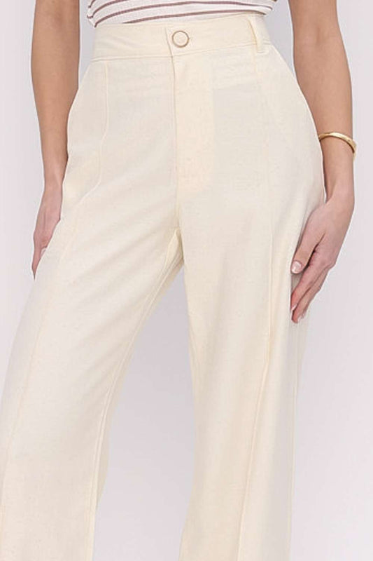 CALCA RETA 27 LINHO ISLAND NATURAL