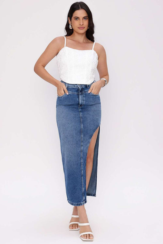 SAIA SUPER JEANS BLUE STONE