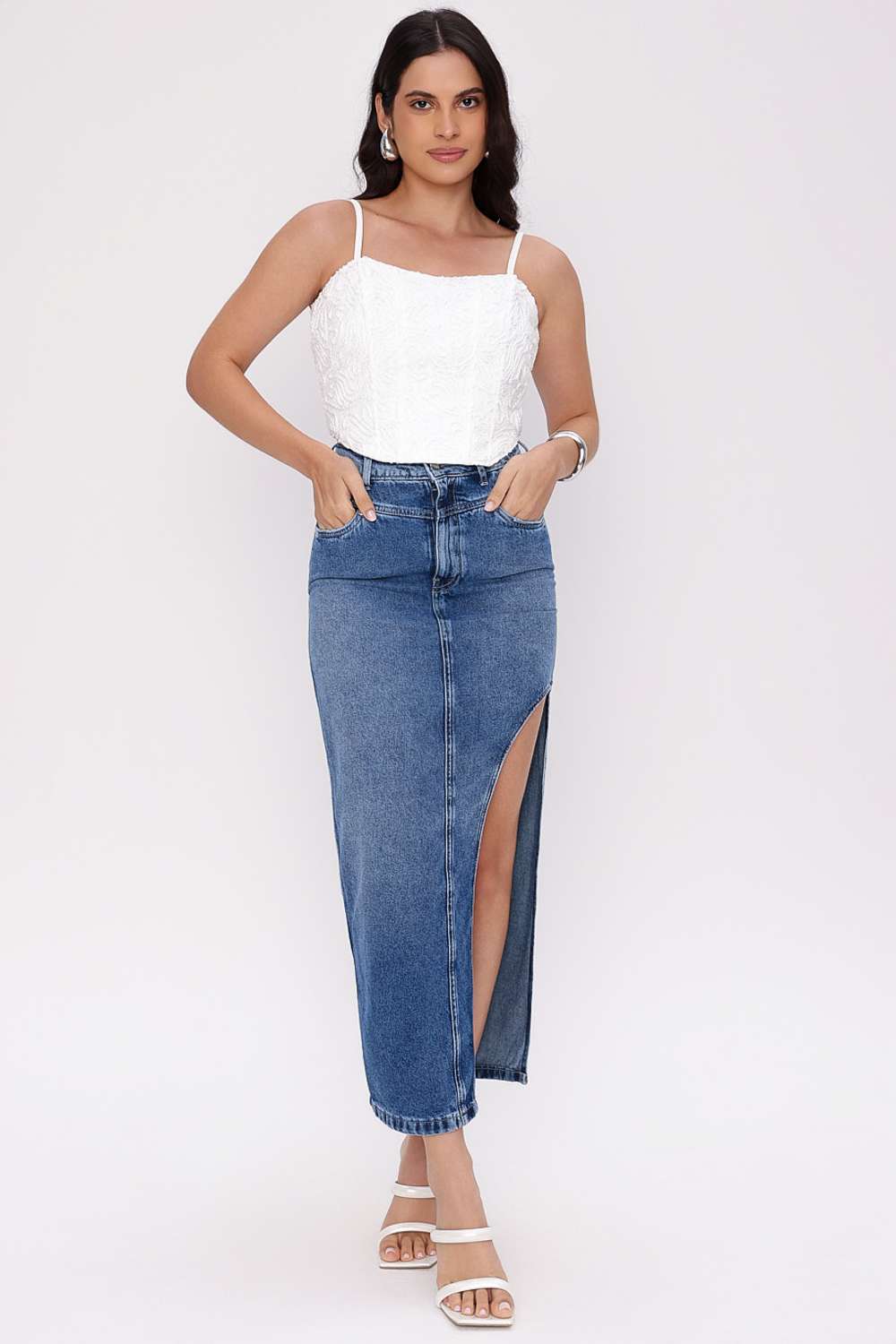 SAIA SUPER JEANS BLUE STONE