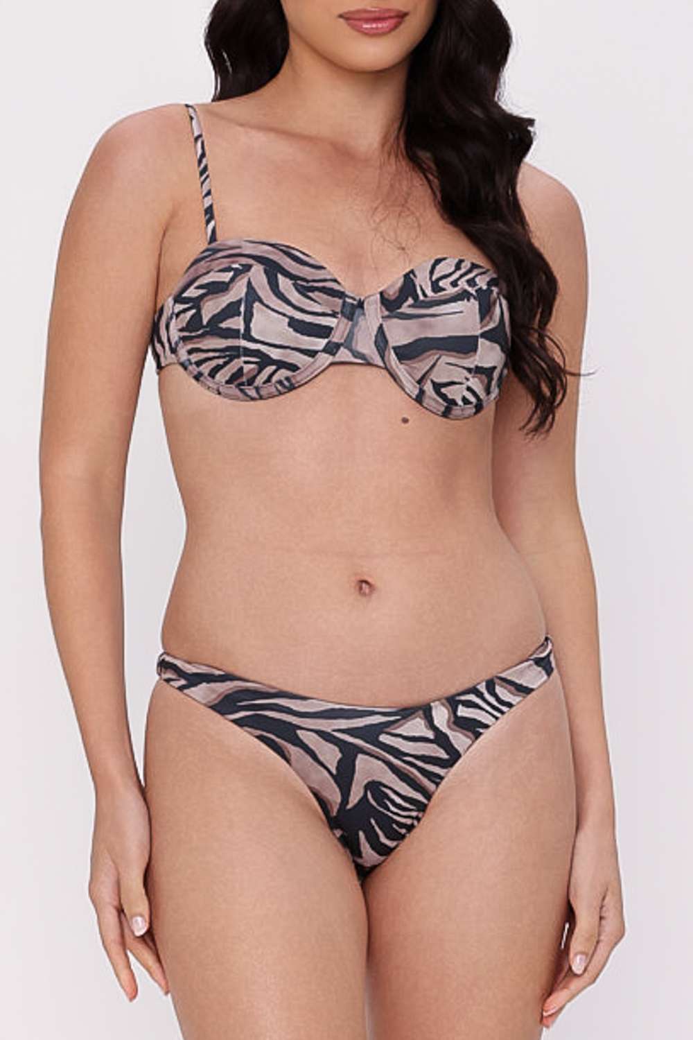 BIQUINI COM DUAS CALCINHAS PRETO