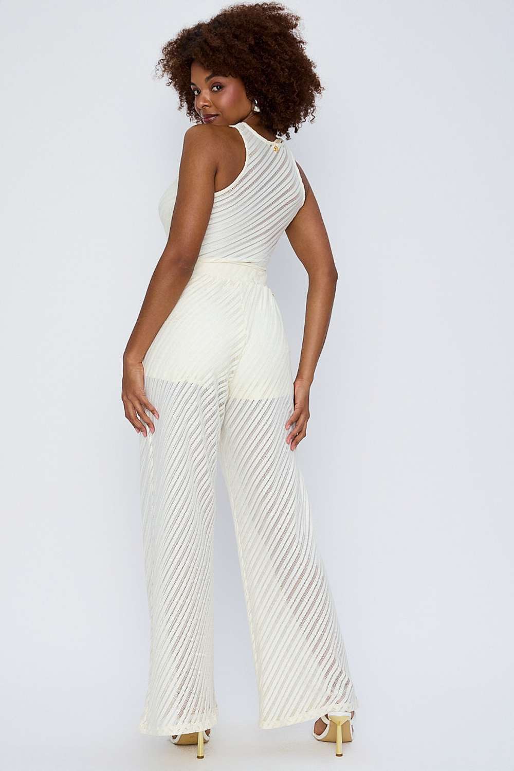 AGR SAIDA ANA CALCA SOLTA OFF WHITE