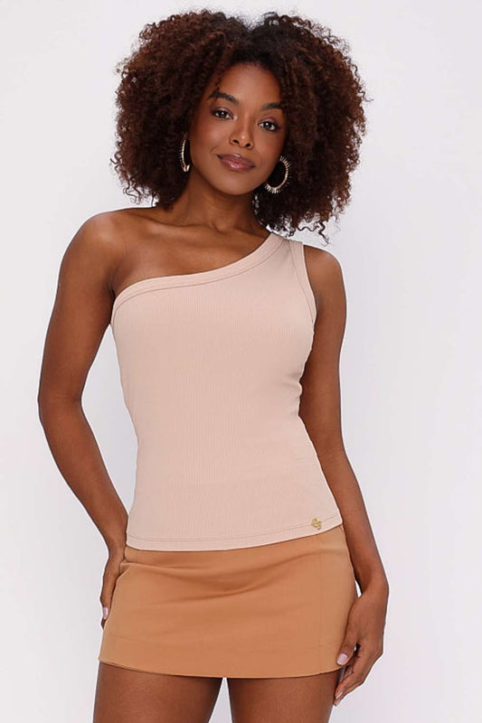 BLUSA MARIA ASSIMETRICA ROSA FROST