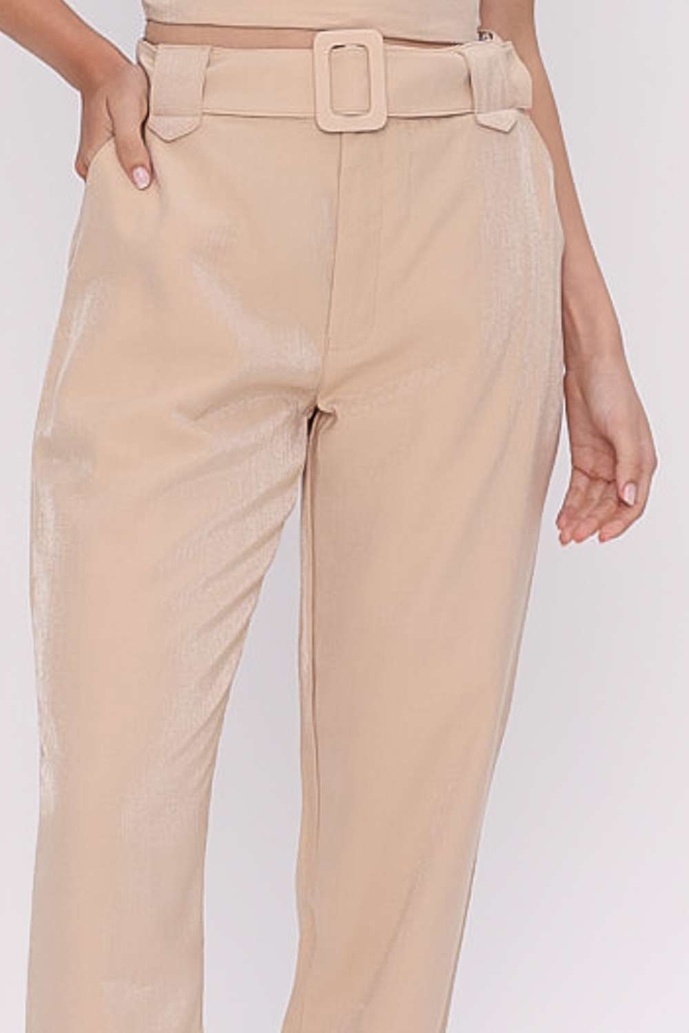 CALCA RETA COM CINTO MOONLIGHT