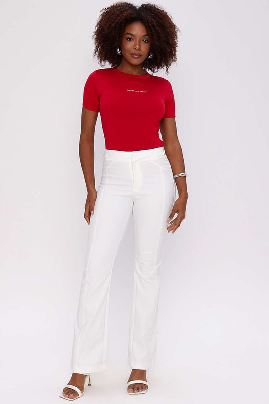 CALCA FLARE CLOE OFF WHITE