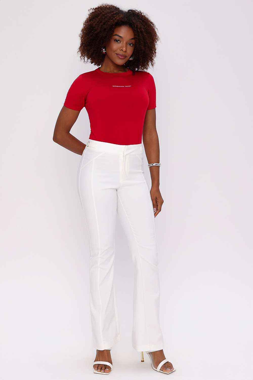 CALCA FLARE CLOE OFF WHITE