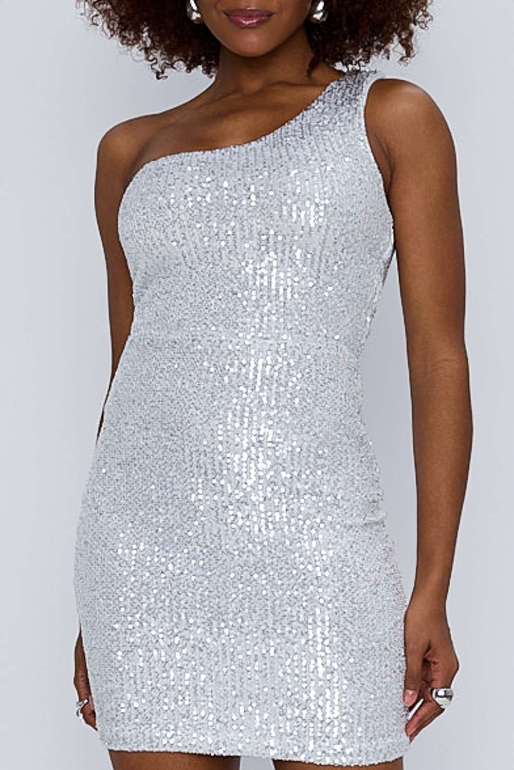 VESTIDO JUSTO PAETE FLEX OFF WHITE