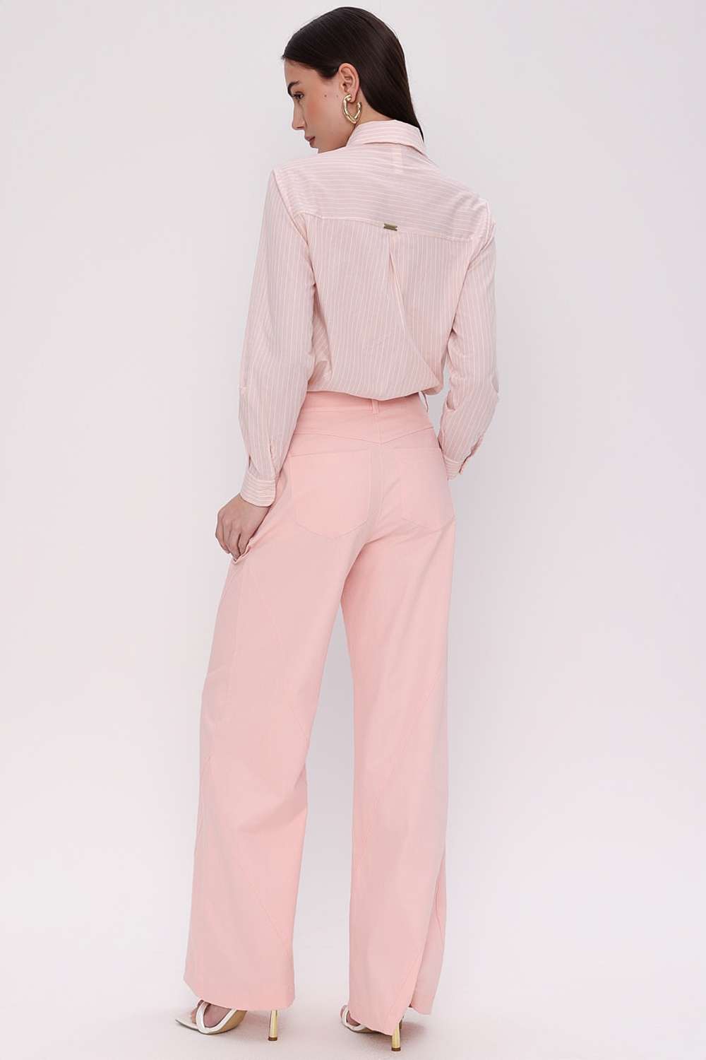 CALCA WIDE LEG MARTA ROSA FROST