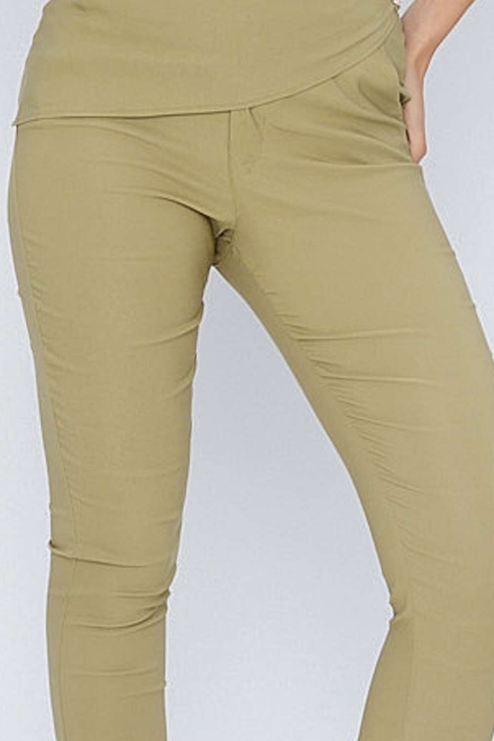 CALCA COM DETALHE BARRA VERDE CANA