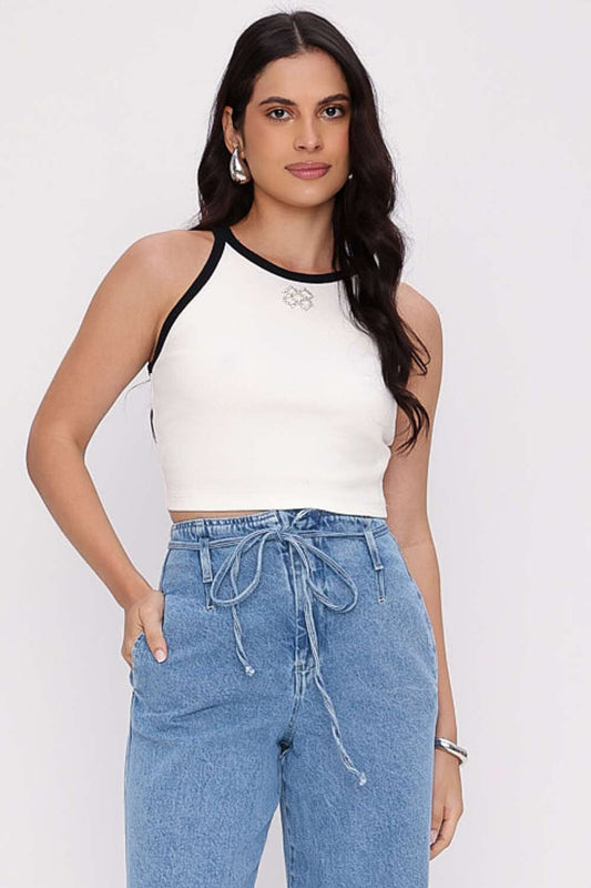 CROPPED BW OFF WHITE