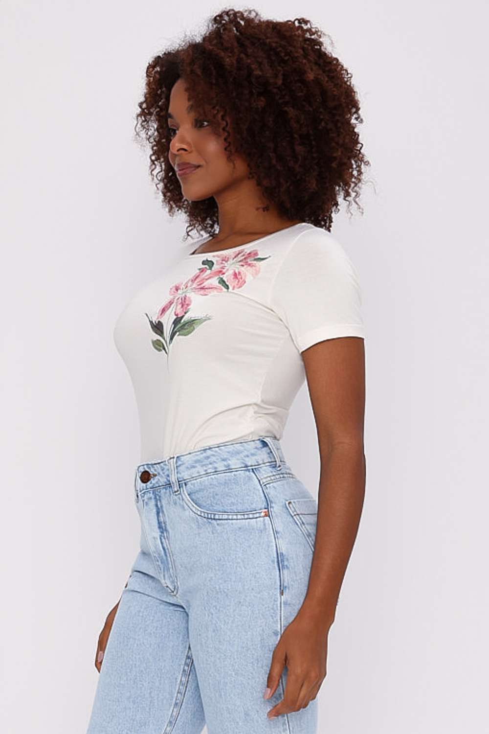 T SHIRT FLOR OFF WHITE