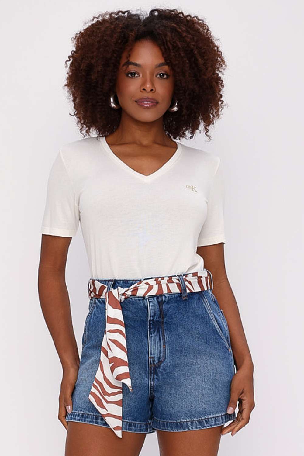 T SHIRT VISCO TRICOT OFF WHITE