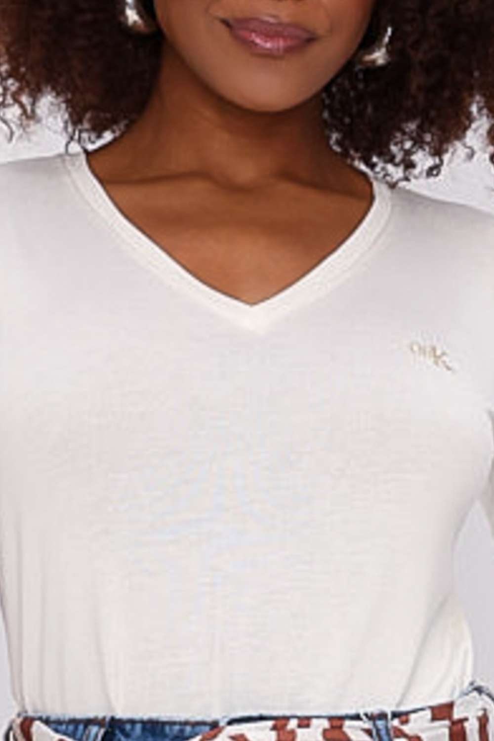 T SHIRT VISCO TRICOT OFF WHITE