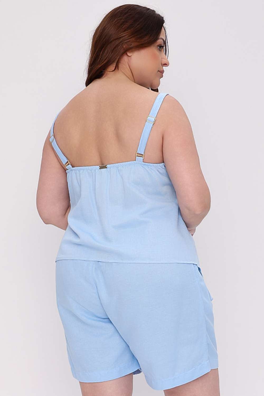 ALCA LINEN BORDADA MAIS GATA AZUL ORFEU