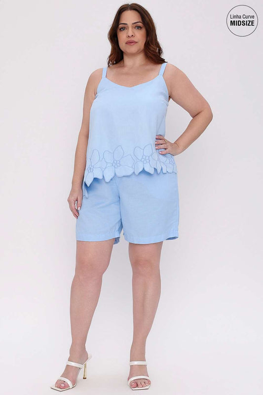 BERMUDA LINEM MAIS GATA AZUL ORFEU