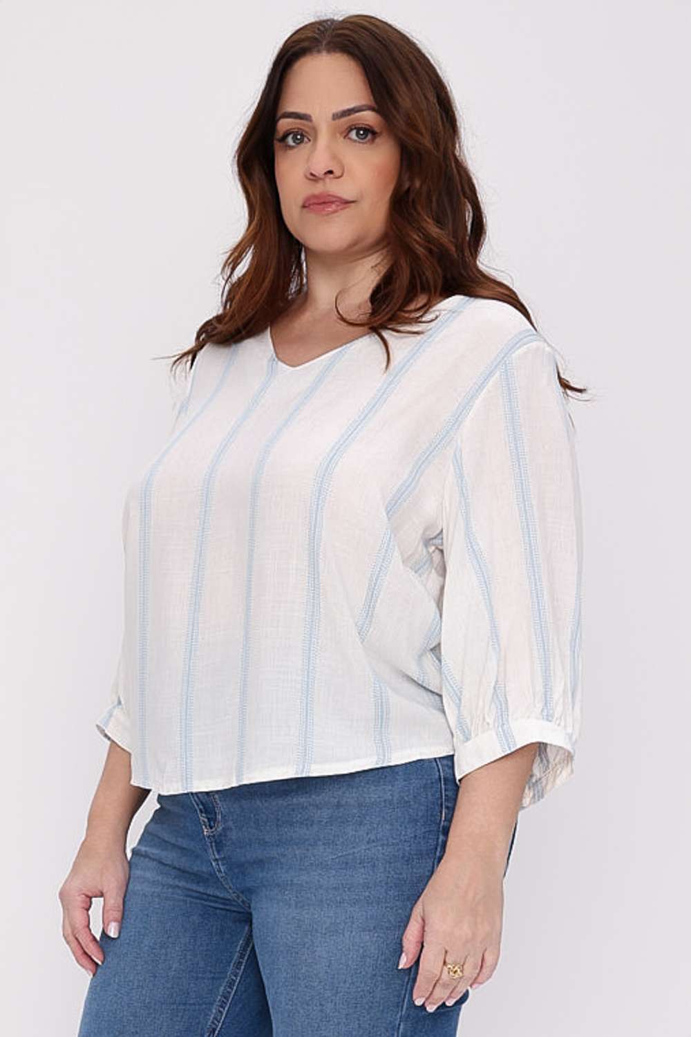 BLUSA KELIBIA MAIS GATA AZUL AURA