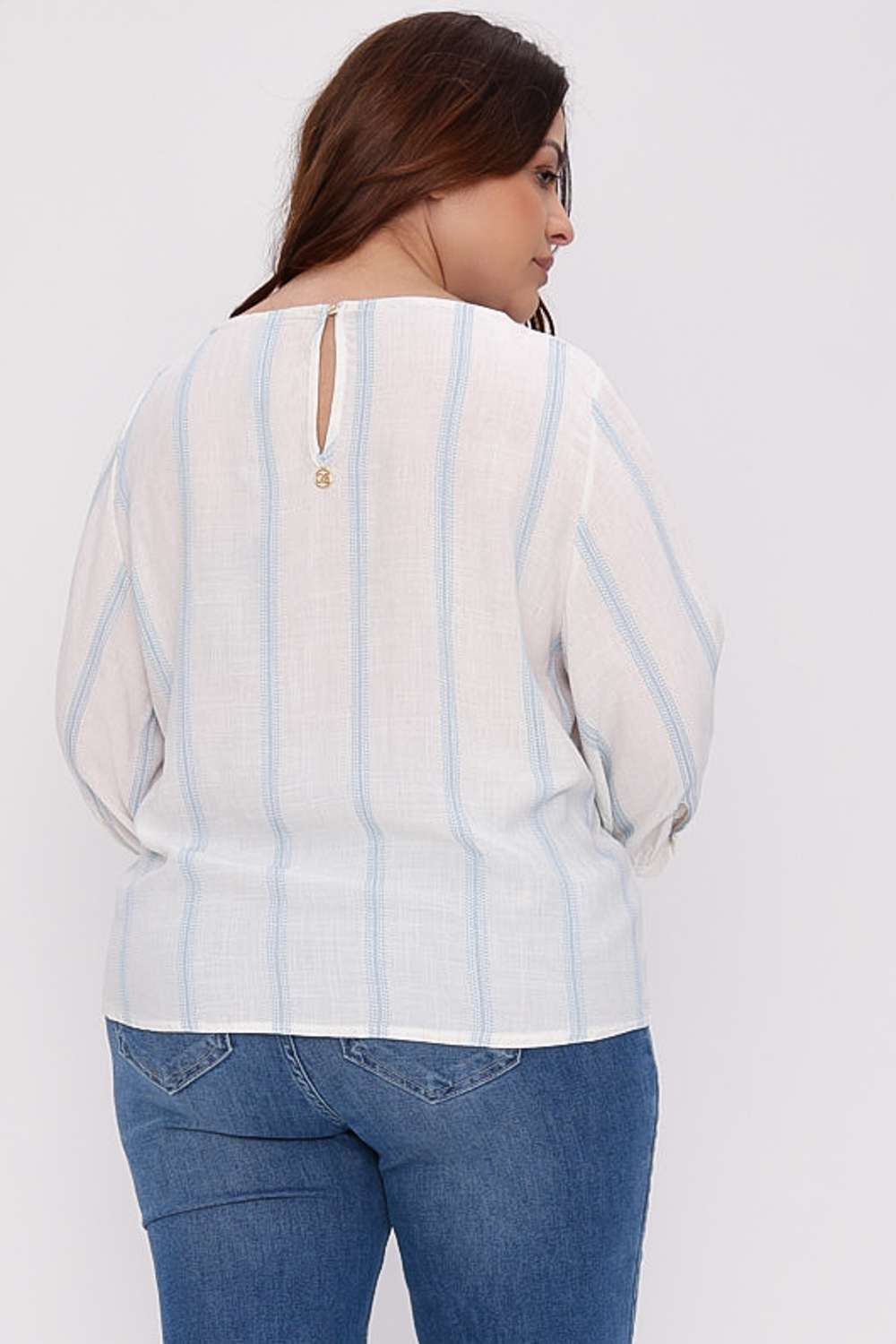 BLUSA KELIBIA MAIS GATA AZUL AURA