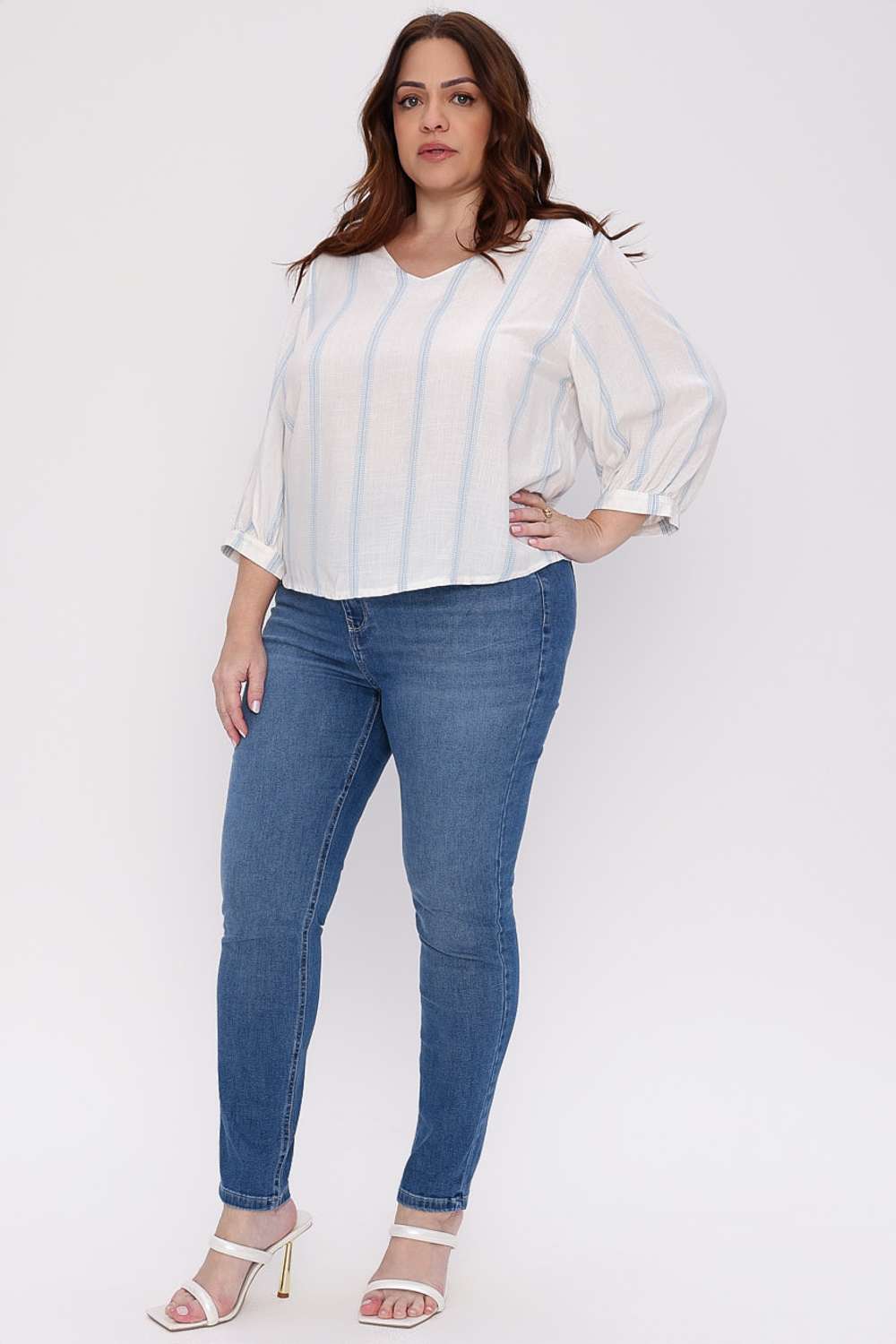 BLUSA KELIBIA MAIS GATA AZUL AURA