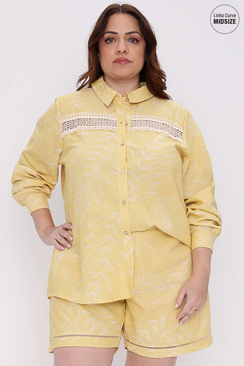 CAMISA VIVI MAIS GATA CELESTIAL