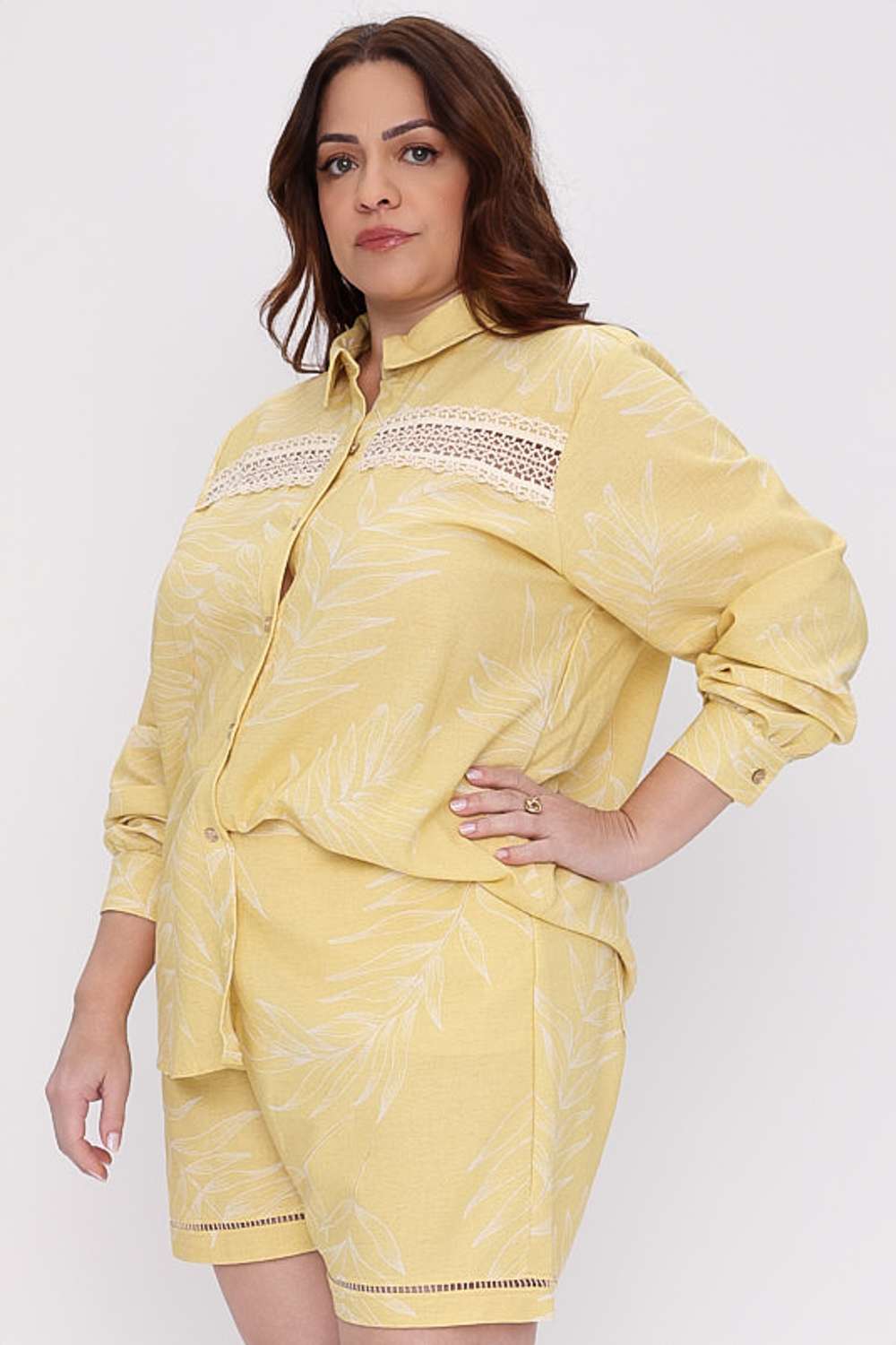 CAMISA VIVI MAIS GATA CELESTIAL