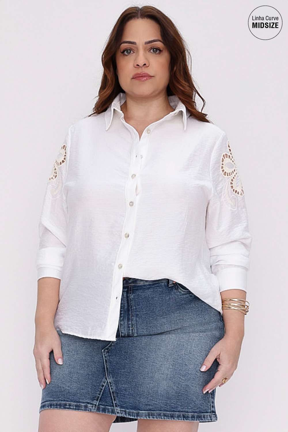 CAMISA CHIC MAIS GATA OFF WHITE