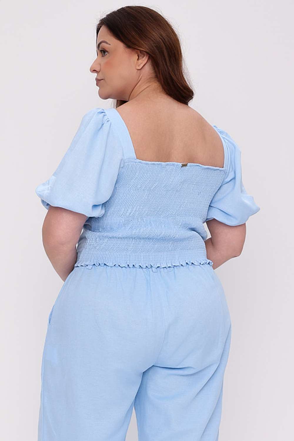 CROPPED DAIA MAIS GATA AZUL ORFEU